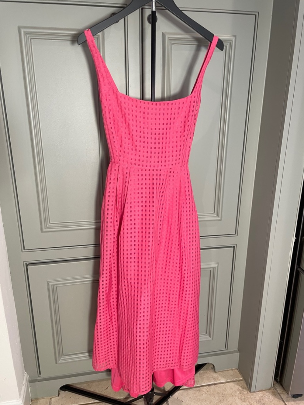 Lulus Hot Pink Cutout Midi Dress Dopamine Vacation Glam XL Chic